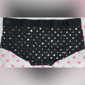 New Victoria’s Secret Pink panties VS PINK logo boyshort panty cotton PINK panty